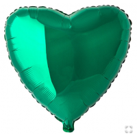 Ф Б/РИС 18" СЕРДЦЕ Металлик Green(FM)